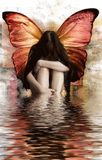 бабочка на шпилькаъ